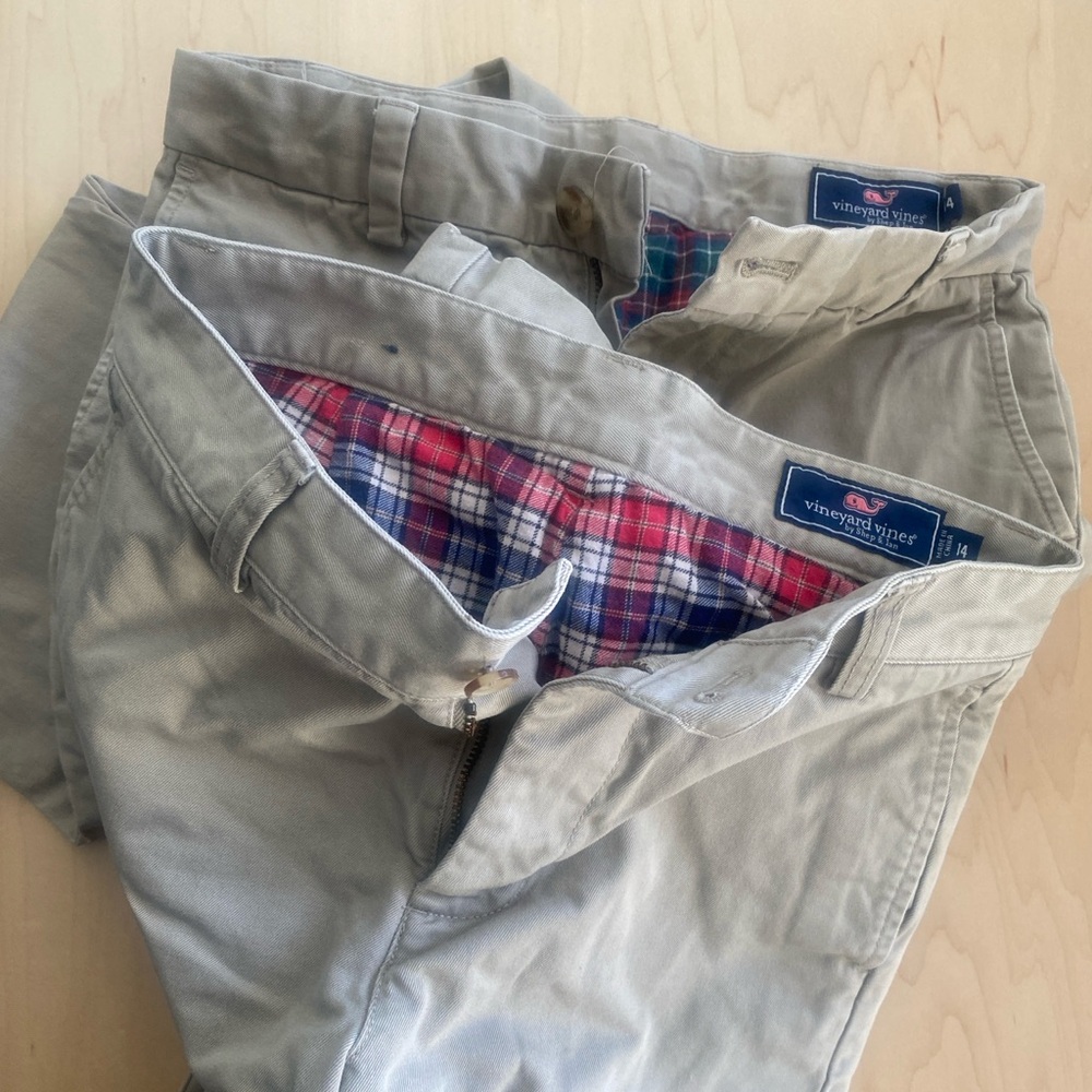 Vineyard Vines Boy’s beige uniform pants